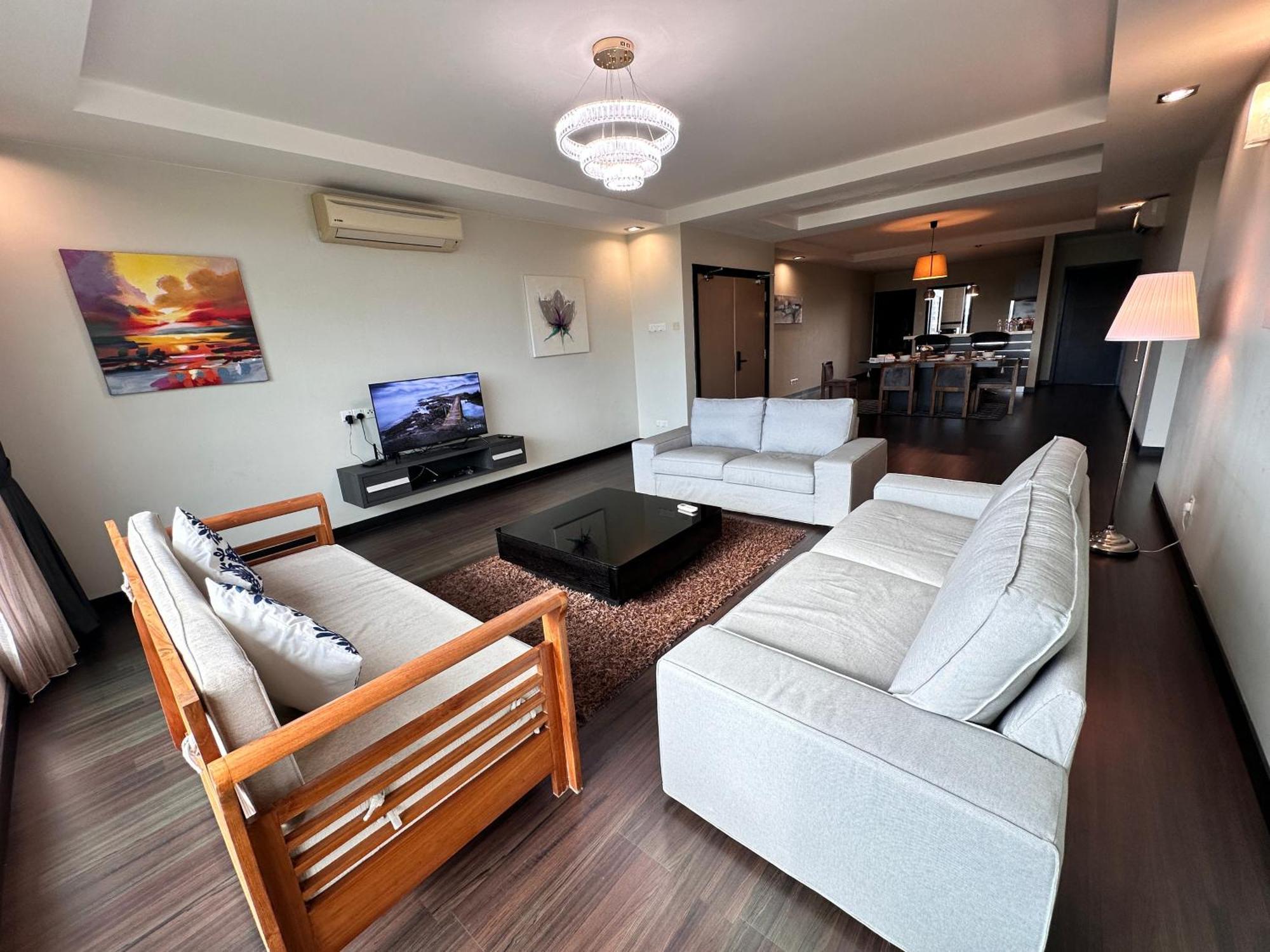 Aa Residen Luxury Condo Homestay 18Mins Walk Tanjung Aru Beach & Golf Course, Not Beach Side Resort Kota Kinabalu Eksteriør billede